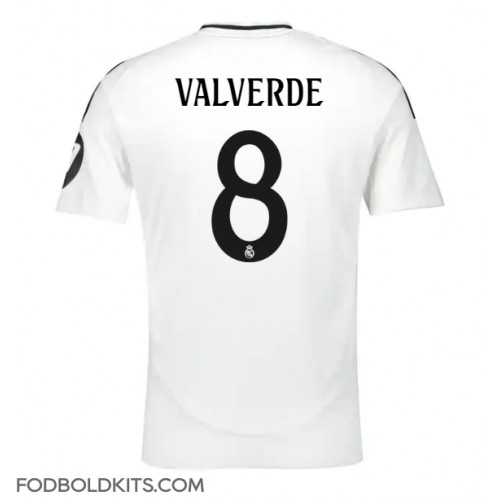 Real Madrid Federico Valverde #8 Hjemmebanetrøje 2024-25 Kortærmet